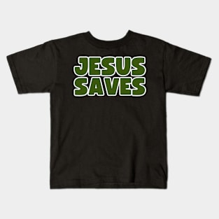 Jesus saves Kids T-Shirt